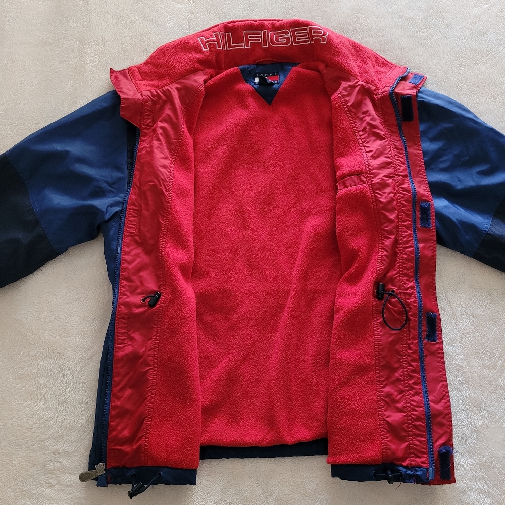 Vintage 90s Tommy Hilfiger Jacket, Men's Size Large - Picture 10 of 16